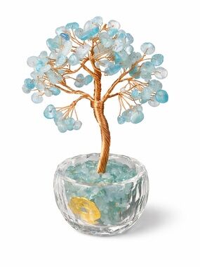 Aquamarine Crystal Tree